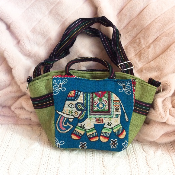 🐘 BOHO Elephant Satchel Bag 🐘 - Picture 2 of 8